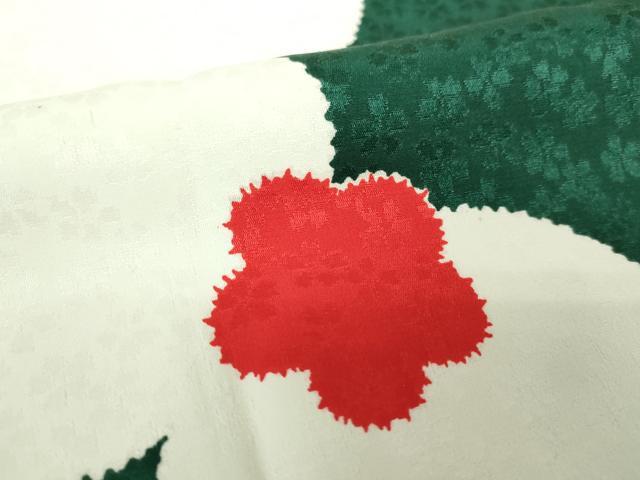 平和屋着物●振袖用長襦袢　袷　舞花文　正絹　逸品　DAAX4121ps 平和屋着物○振袖用長襦袢 袷 舞花文 正絹 逸品 DAAX4121ps