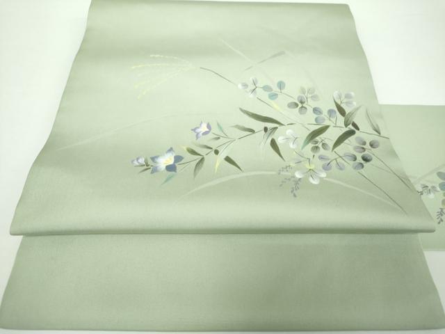 平和屋本店□極上 アンティーク 大正ロマン 振袖 立波飛鳥文 金彩 逸品