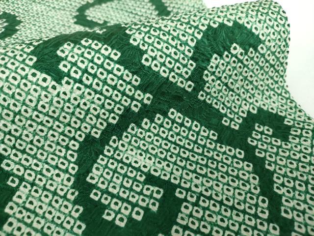 平和屋着物○九寸開き名古屋帯 総絞り 唐草文 正絹 逸品 DAAX4211ps