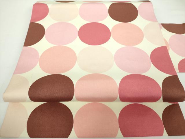 平和屋着物●九寸名古屋帯　丸文　DAAQ4545psm