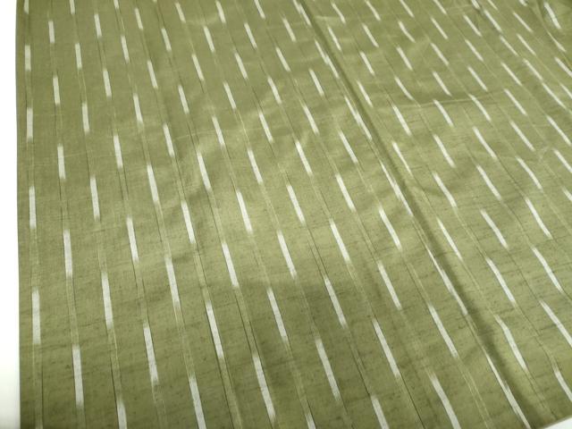 平和屋着物●上質な紬　花杉木　変わり間道　証紙付き　ロング丈　正絹　逸品　DAAX4308ps 平和屋着物○上質な紬 花杉木 変わり間道 証紙付き ロング丈