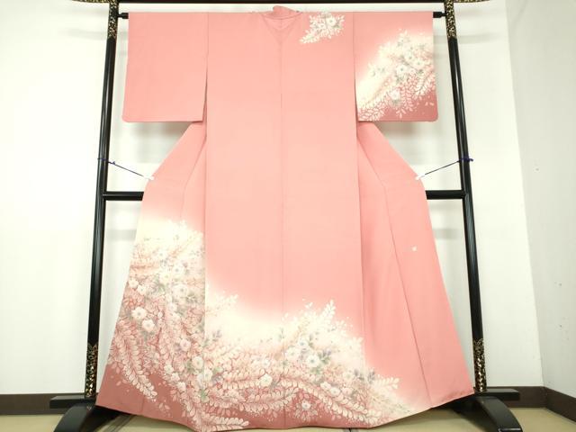 平和屋着物●訪問着　作家物　絞り　辻が花　暈し染め　正絹　逸品　DAAX4486ps