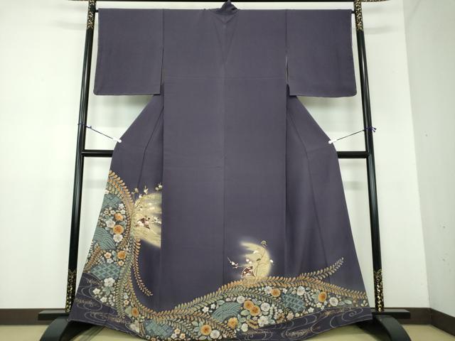 平和屋着物●豪華色留袖　絞り　辻が花　暈し染め　金彩　正絹　逸品　未使用　DAAX4490ps