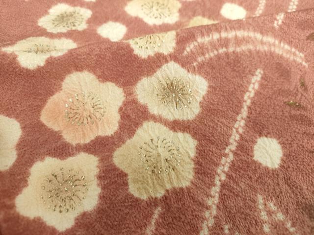 平和屋着物○十日町 名門 滝泰謹製 訪問着 絞り 吉祥花文 金銀