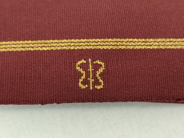 平和屋着物○西陣 川島織物 爪掻き本綴れ 太鼓柄 本袋帯 花菱