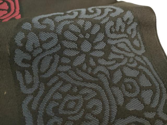 平和屋着物○西陣 岩井織物謹製 全通柄 本袋帯 瓦燈印金