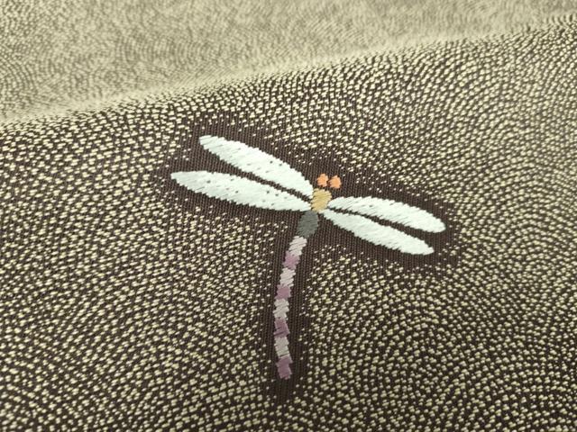 平和屋着物●九寸名古屋帯　唐織　蜻蛉　金糸　正絹　逸品　DAAX4635ps 平和屋着物○九寸名古屋帯 唐織 蜻蛉 金糸 正絹 逸品 DAAX4635ps