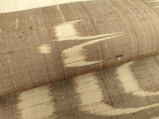 平和屋着物●つけ帯　紬地　琉球絣文様　正絹　逸品　DAAX4636ps 平和屋着物○つけ帯 紬地 琉球絣文様 正絹 逸品 DAAX4636ps