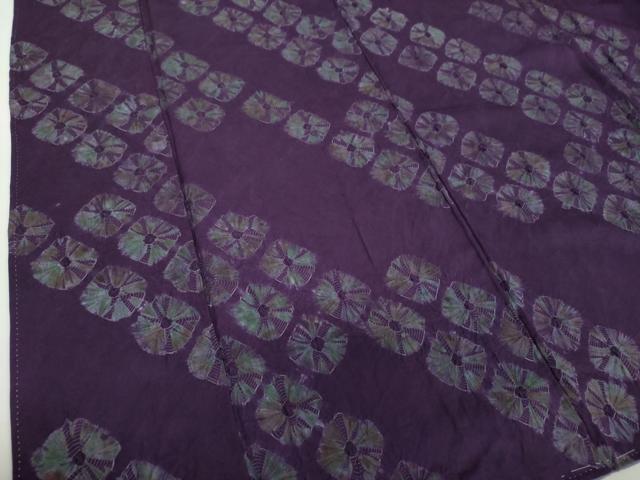 平和屋着物●上質な小紋　手しぼり　斜線文　反端付き　正絹　逸品　未使用　DAAX4713ps 平和屋着物○上質な小紋 手しぼり 斜線文 反端付き 正絹 逸品