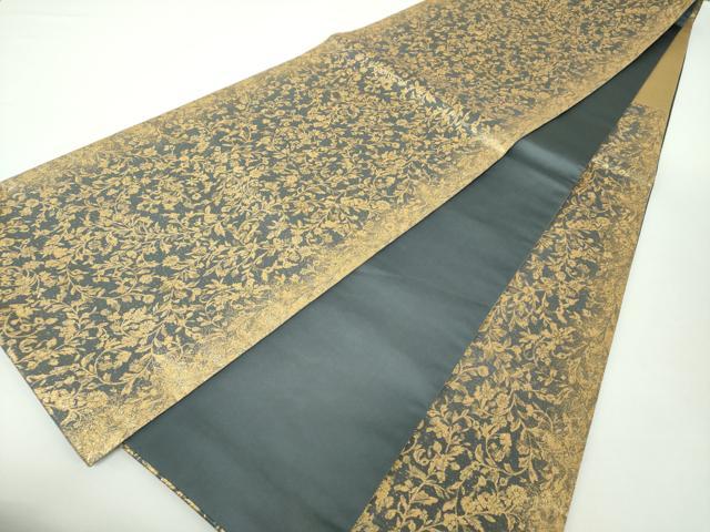 平和屋着物○西陣の名門 加納幸謹製 六通柄袋帯 箔霜
