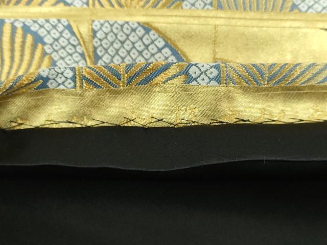 平和屋着物○西陣 長嶋成織物 ながしま帯 六通柄袋帯 松市松