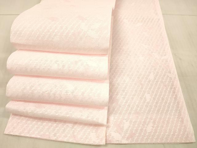 平和屋着物＊夏物　半幅帯　舞花文　DAAX5563cm