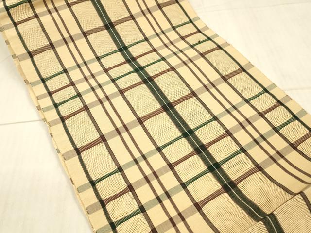 平和屋着物＊夏物　八寸名古屋帯　間道　DAAX5565cm 平和屋着物＊夏物 八寸名古屋帯 間道 DAAX5565cm 【公式通販】