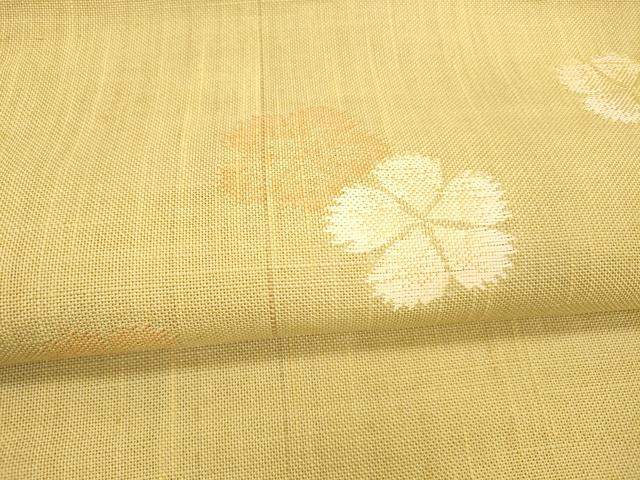 平和屋着物＊夏物　八寸名古屋帯　舞花文　正絹　逸品　DAAX5566cm 平和屋着物＊夏物 八寸名古屋帯 舞花文 正絹 逸品 DAAX5566cmの通販は