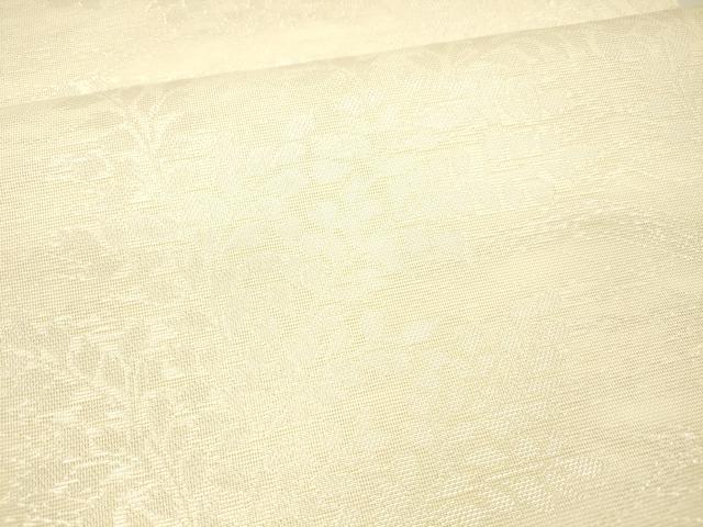 平和屋着物＊夏物　六通柄袋帯　枝葉文　銀糸　正絹　逸品　DAAX5579cm_3