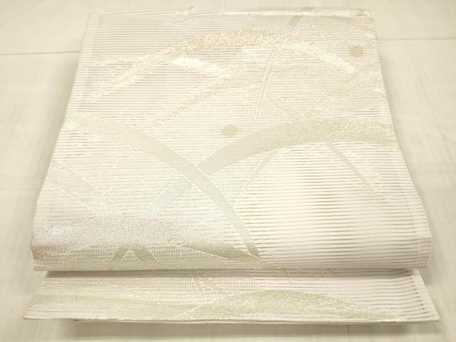 平和屋着物＊夏物 六通柄 京袋帯 露草文 金銀糸 DAAX5582cm