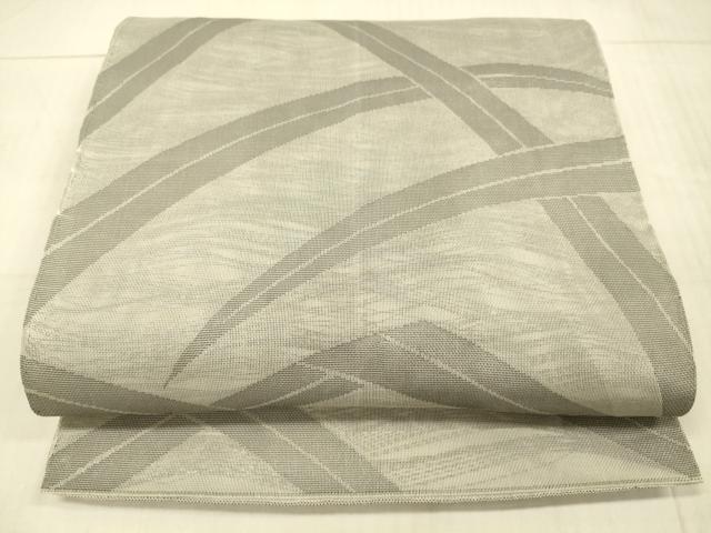 平和屋着物＊夏物　全通柄袋帯　草葉文　正絹　逸品　DAAX5592cm