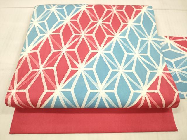 平和屋着物●塩瀬　九寸名古屋帯　抽象文様　正絹　逸品　DAAX5642cm