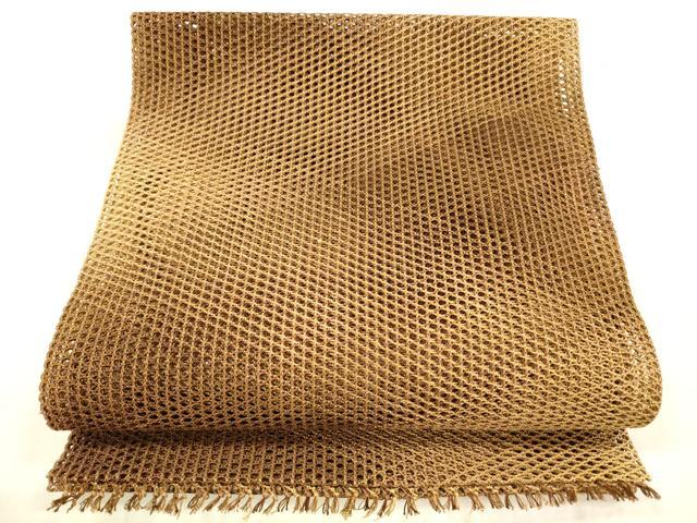 平和屋着物＊夏物　八寸名古屋帯　抽象文様　正絹　逸品　DAAX5709cm