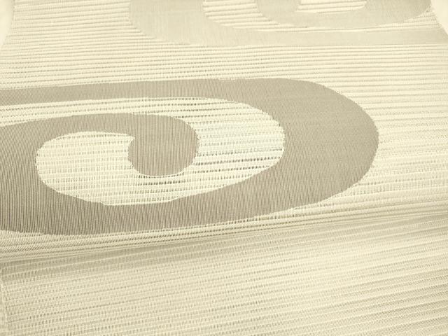 平和屋着物＊夏物　絽綴れ　八寸名古屋帯　流水文　正絹　逸品　DAAX5750cm_2