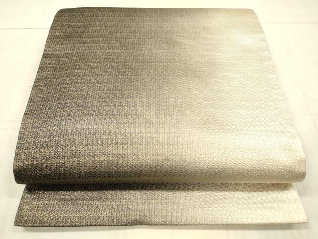 平和屋着物●両面　全通柄袋帯　霞文　金糸　金通し地　正絹　逸品　DAAX5774cm