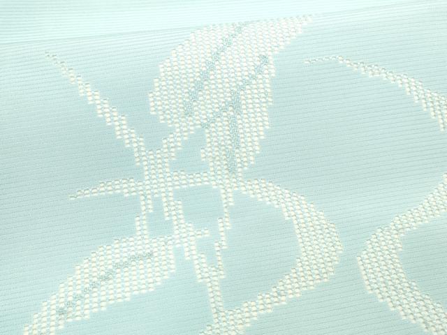 平和屋着物＊夏物　九寸名古屋帯　流水草葉文　DAAX5883cm 平和屋着物＊夏物 九寸名古屋帯 流水草葉文 DAAX5883cm