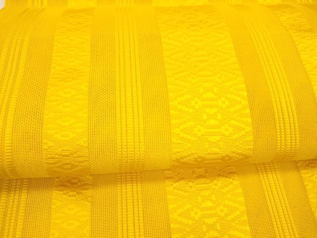 平和屋着物＊夏物　博多織　八寸名古屋帯　献上　向日葵色　DAAX5955cm 平和屋着物＊夏物 博多織 八寸名古屋帯 献上 向日葵色 DAAX5955cmの