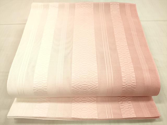 平和屋着物＊夏物　博多織　八寸名古屋帯　献上　DAAX5975cm