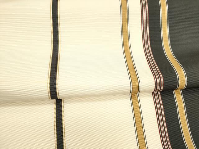 平和屋着物●本場筑前博多織　八寸名古屋帯　間道　正絹　逸品　DAAX8541cm 平和屋着物○本場筑前博多織 八寸名古屋帯 間道 正絹 逸品 DAAX8541cm