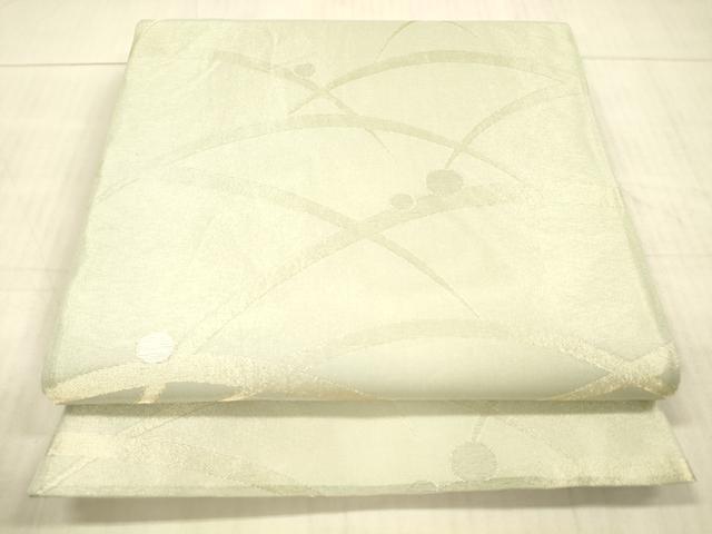 平和屋着物＊夏物　六通柄袋帯　露草文　金銀糸　正絹　逸品　DAAX8656cm