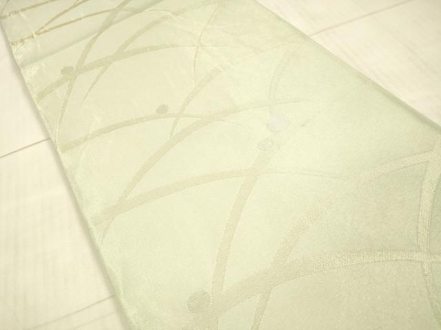 平和屋着物＊夏物 六通柄袋帯 露草文 金銀糸 正絹 逸品 DAAX8656cm