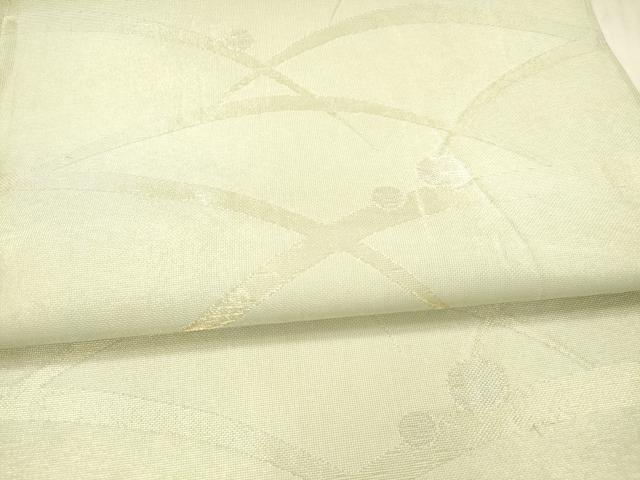 平和屋着物＊夏物 六通柄袋帯 露草文 金銀糸 正絹 逸品 DAAX8656cm