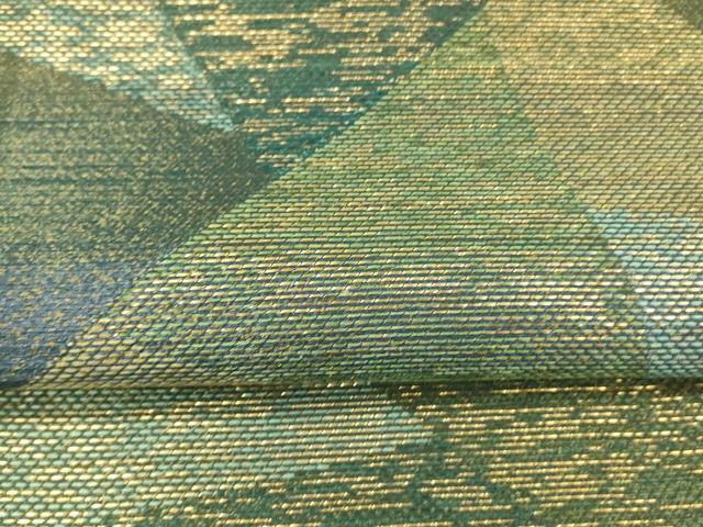 平和屋着物○都喜ヱ門 本場大島紬 六通柄袋帯 虹彩 抽象