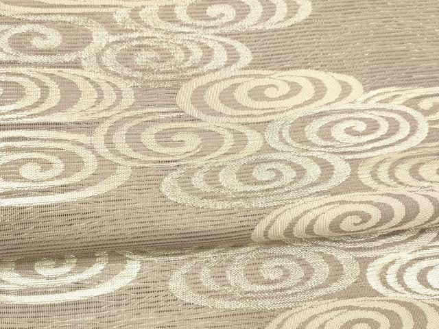 平和屋着物＊夏物　六通柄袋帯　流水文　銀糸　正絹　逸品　DABC8818cm 平和屋着物＊夏物 六通柄袋帯 流水文 銀糸 正絹 逸品 DAAX8909cmの通販