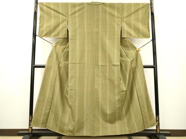 平和屋着物●上質な紬　間道　正絹　逸品　DAAX9884fe 平和屋着物○上質な紬 間道 正絹 逸品 DAAX9884fe