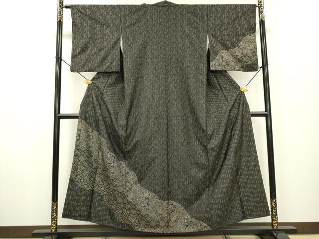 平和屋着物●本場染大島紬　訪問着　道長吉祥文　正絹　逸品　DAAX9909fe