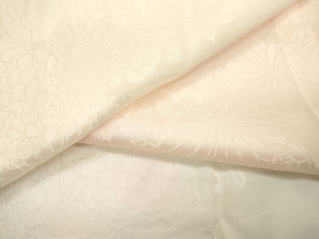 平和屋着物●振袖用長襦袢　無双仕立て　花車地紋　暈し染　正絹　逸品　DAAX9964fe