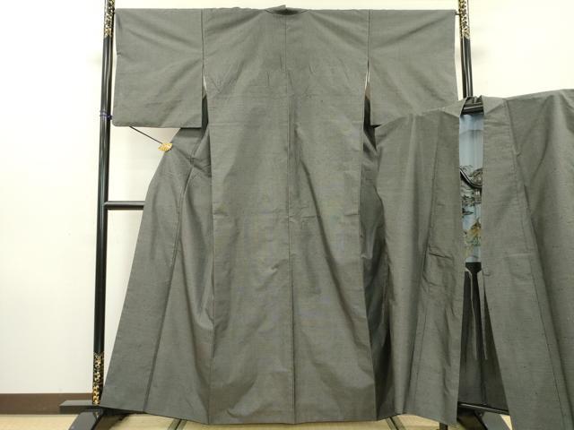 平和屋着物●本場大島紬　袖なし羽織セット　100亀甲　総詰め　正絹　逸品　DAAX9971fe