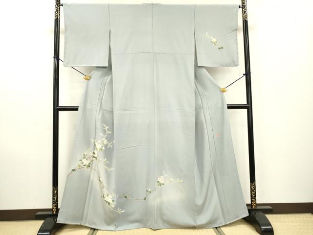 平和屋着物●本加賀友禅作家　南 克治　訪問着　枝花　暈し染　正絹　逸品　未使用　DAAX9973fe