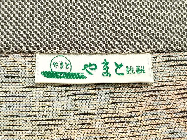 平和屋着物●本場筑前博多織　八寸名古屋帯　流水舞花間道　やまと誂製　正絹　逸品　未使用　DAAY0227ob 平和屋着物○本場筑前博多織 八寸名古屋帯 流水舞花間道 やまと