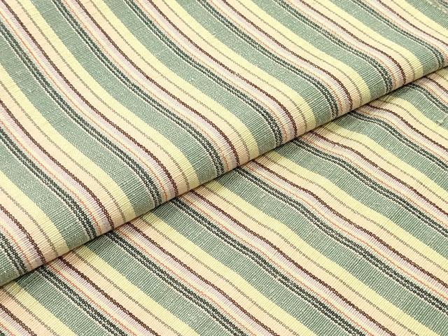 平和屋着物○八寸名古屋帯 紬地 間道 正絹 逸品 未使用