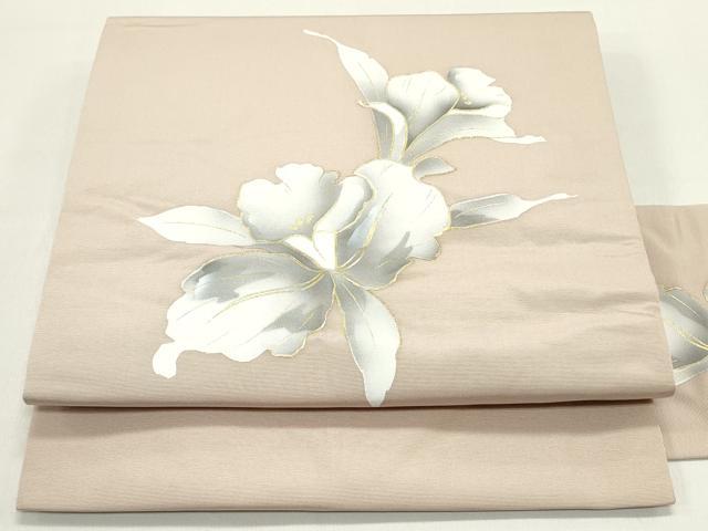 平和屋着物●九寸名古屋帯　カトレア　金彩　DAAY0407ob