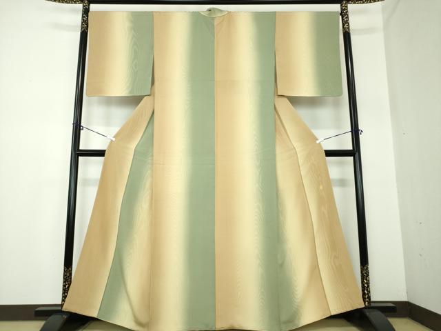 平和屋着物●京の匠日展作家　丹下雄介　小紋　木目間道　正絹　逸品　DAAY1095ps 平和屋着物○京の匠日展作家 丹下雄介 小紋 木目間道