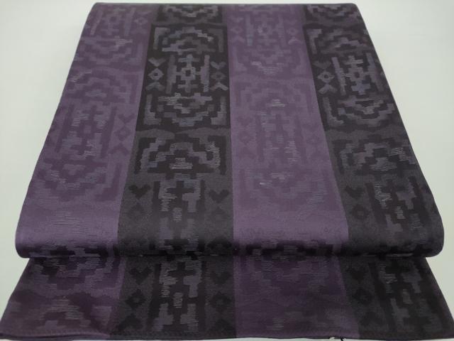 平和屋着物●六通柄袋帯　葡萄の間　紙タグ付き　正絹　逸品　未使用　DAAY1118ps