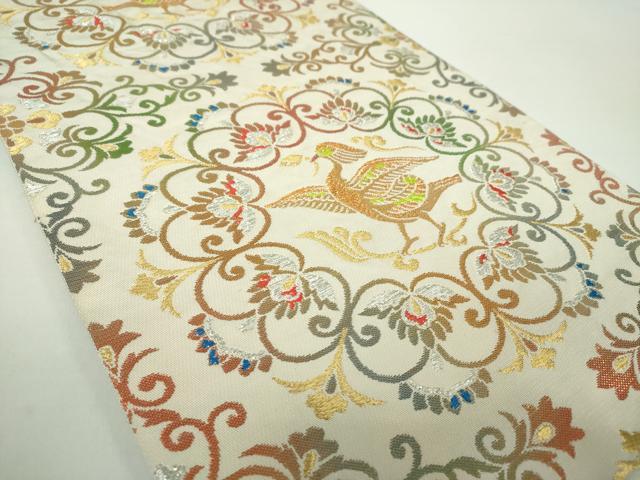 平和屋着物○六通柄 本袋帯 天平鏡華錦 金銀糸 正絹 逸品 DAAY1120ps