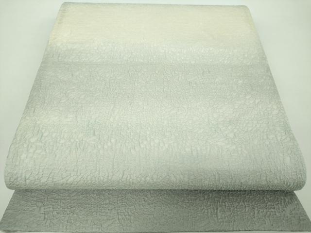 平和屋着物○西陣 老舗 渡文謹製 手織 両面 六通柄袋帯 彩