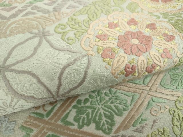 平和屋着物○六通柄袋帯 つづれ唐織 舞楽 金銀糸 正絹 逸品 DAAY1136ps