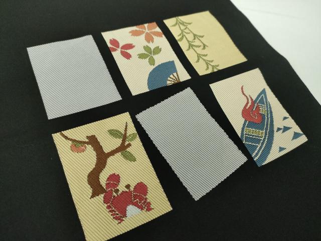 平和屋着物○八寸名古屋帯 日本昔話 黒地 正絹 逸品 DAAY1195ps