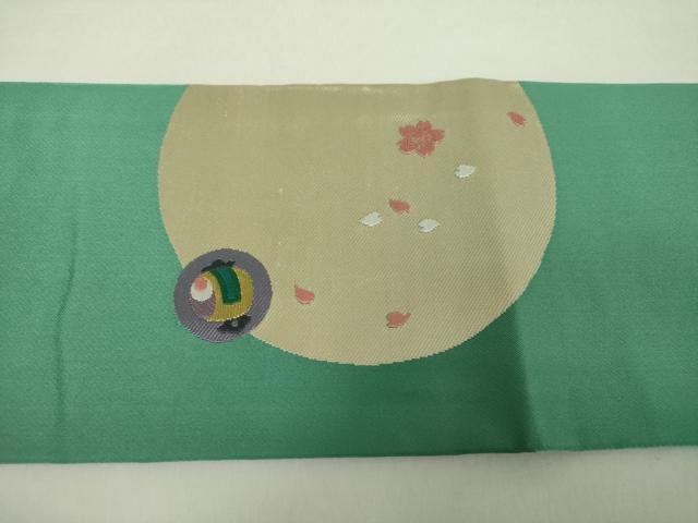 平和屋着物○九寸名古屋帯 一寸法師 金糸 正絹 逸品 DAAY1286ps