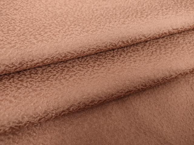 平和屋着物●上質な色無地　蘇芳香色　正絹　逸品　DAAY1393ps